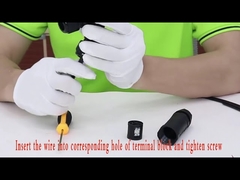 Y Type 3 Kanaal 2 3 4 5 Pin Waterdichte Elektrische Connectoren Ip68 250v 16 ~ 24a