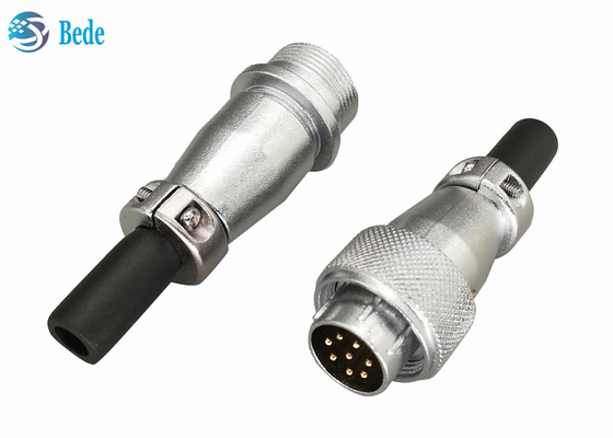 WS16 cirkelschakelaar 10 Pin Plug And Socket Docking-Schakelaars 7~10 Spelden 5A 400V
