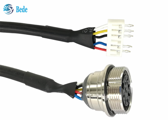 8 speld Vrouwelijke Contacten AISG ROTEN Kabel aan de Terminal van de 6 Speldengolfplaat