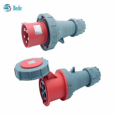 3P+N+E industriële Stop & Contactdoos 5 Spelden Industriële Couplor IP67 de Ampère van AC380-415V 63 en 125