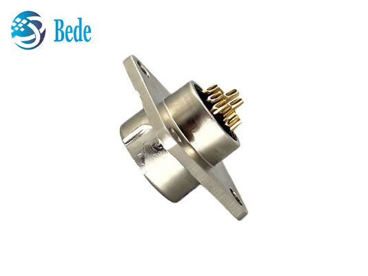 CM10 10Pins DDK Square Flange IP67 Waterdicht Circulair Connector met Solder Terminatie