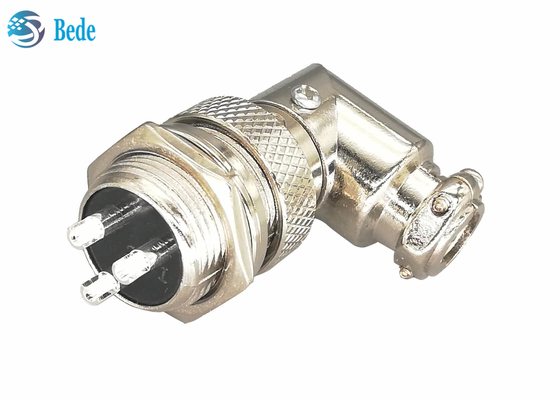 Schakelaar van de de Uitrustingenelleboog van de zinklegering de Materiële Gx16 3 Pin Connector Plug And Socket