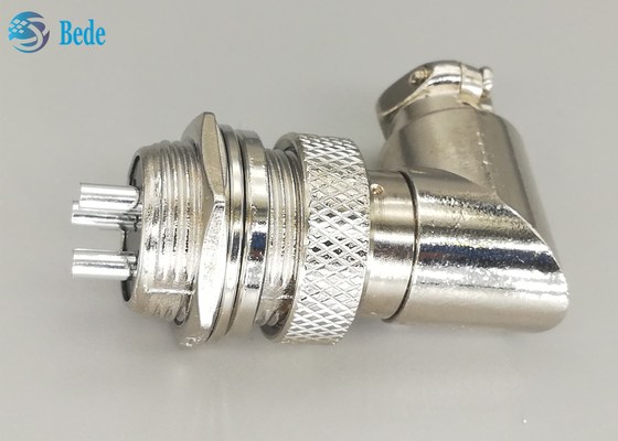 Schakelaar van de de Uitrustingenelleboog van de zinklegering de Materiële Gx16 3 Pin Connector Plug And Socket