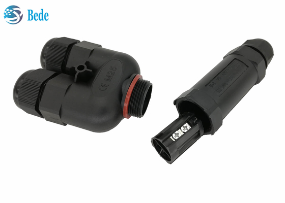 Y Type 3 Kanaal 2 3 4 5 Pin Waterproof Electrical Connectors Ip 68 250v 16~24a