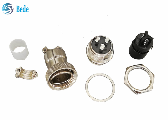 De cirkeluitrustingen van Gx16 3 Pin Connector Plug And Socket 16MM Front Mounting