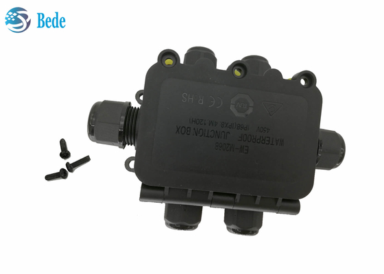 IP68 waterdichte Kabeldoos Weerbestendige Openluchtkabel bedradingsdoos 6 Kanaal 450V