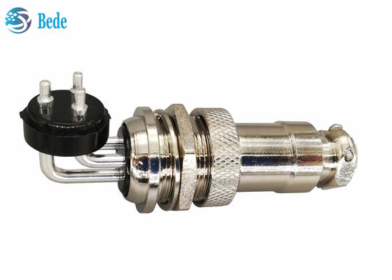 GX 20 2 3 4 Pin Aviation Connector Elbow Male en Recht Vrouwelijk Uitrustingencomité zetten Schakelaar op