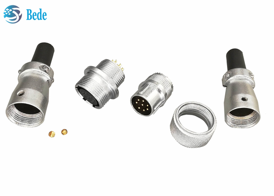 WS16 cirkelschakelaar 10 Pin Plug And Socket Docking-Schakelaars 7~10 Spelden 5A 400V