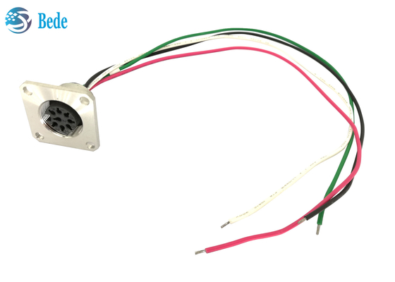 Vrouwelijke 8 Pin Flange Mounting ROTEN de Schakelaaraisg C485 A4 Stijl van de Controlekabel