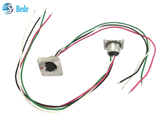 Vrouwelijke 8 Pin Flange Mounting ROTEN de Schakelaaraisg C485 A4 Stijl van de Controlekabel