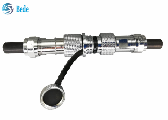 Van de de Luchtvaartschakelaar IP68 van kopershell M12 Cirkelgx12 Kabel aan Kabel Dokkende Schakelaar 2~7 Speld