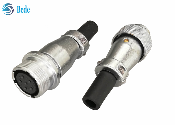 2 3 4 Pin Circular Connectors Plug And-Contactdoos Dokkende Schakelaars 25A 500V