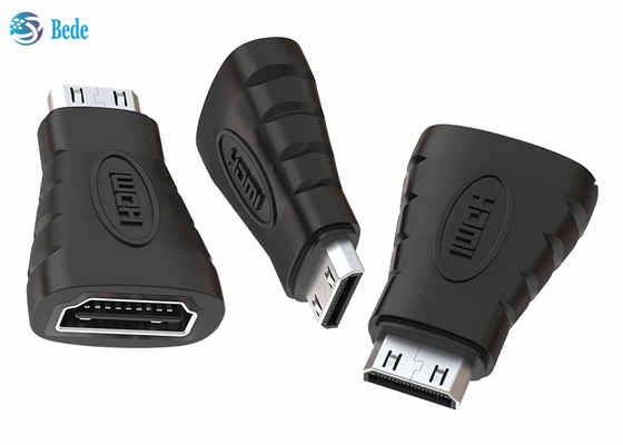 Goud Geplateerde HDMI Mini Converter, een Wijfje aan de Adapter van Mini Male HDMI