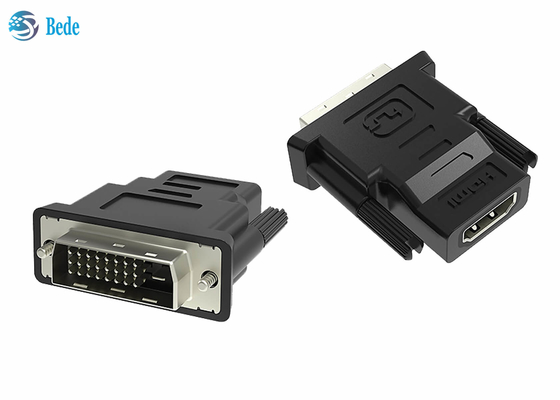 DVI-het Mannetje van Adapters dvi-D 24+1 aan de Vrouwelijke Schakelaars1688mb/s Hoge Definitie van HDMI
