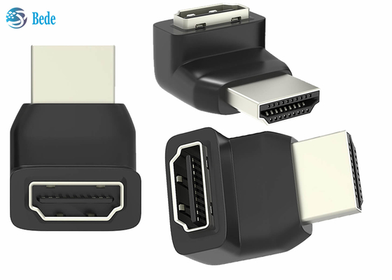 De Rechte hoekhdmi Mannetje van de 270 Graadhdmi Adapter aan Vrouwelijke l-Gesteunde Convertor 3D 4K