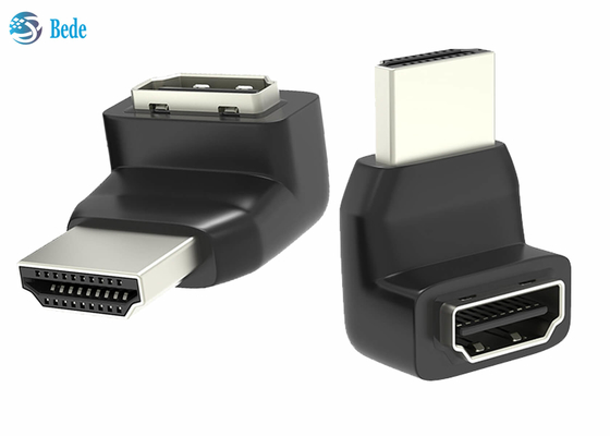 De Rechte hoekhdmi Mannetje van de 270 Graadhdmi Adapter aan Vrouwelijke l-Gesteunde Convertor 3D 4K