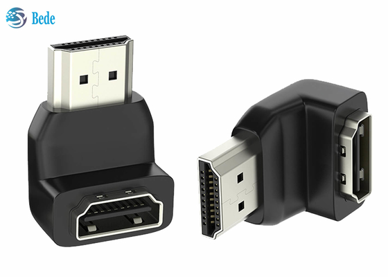 HDMI-de Adapter van de Koppelings Rechte hoek 90 Graadmannetje aan Wijfje voor HDTV Laptop PS4 PS5 Xbox