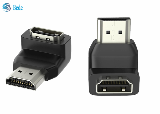 HDMI-de Adapter van de Koppelings Rechte hoek 90 Graadmannetje aan Wijfje voor HDTV Laptop PS4 PS5 Xbox