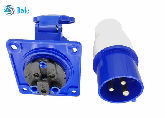3 van de spelden Industrieel Stop en Contactdoos Uitrustingencomité Opgezet Type Waterdichte IP44 220-250V 16A