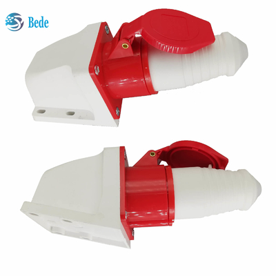 Man Vrouw Stopcontact 4 Pins 3P+E 380~415V 16Amp Wandmontage Type IP44