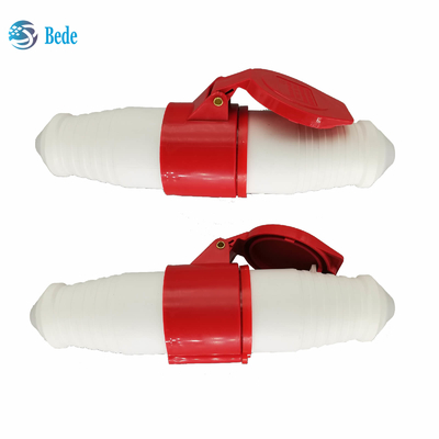 AC 380-415V 16A Industrieel Waterdicht 4Pin 3 de Fase3p+e Rood van de Machtsschakelaar IP44