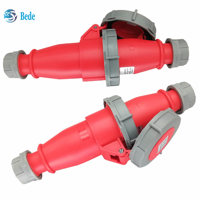 3P+N+E industriële Stop & Contactdoos 5 Spelden IP67 Ampère Dokkend Type van AC220-415V 16 en 32
