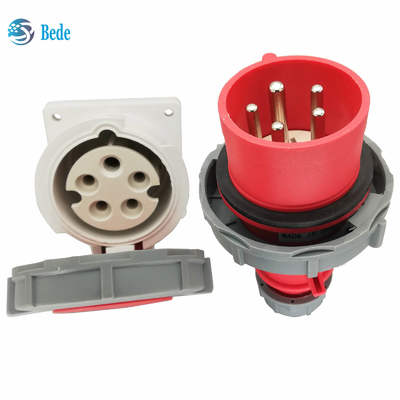 Waterdichte Industriële de Stopcontactdozen 5Pins 3P+N+E 16Amp van IP67 en 32Amp-Comité Opzettend Type