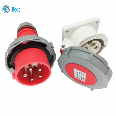 Waterdichte Industriële de Stopcontactdozen 5Pins 3P+N+E 16Amp van IP67 en 32Amp-Comité Opzettend Type