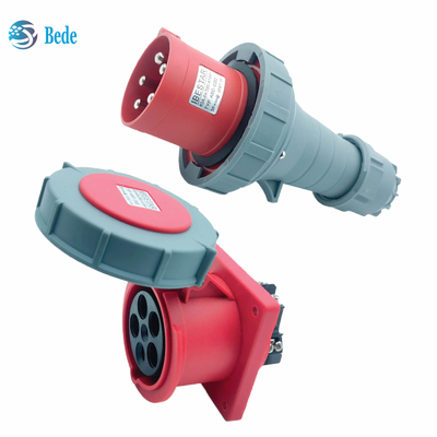 Waterdichte Industriële de Stopcontactdozen 5Pins 3P+N+E 63Amp van IP67 en 125Amp-Comité Opzettend Type
