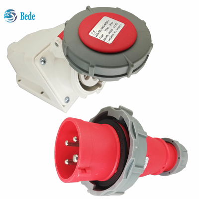 3P+E Industrial Plug Socket Nominale stroom 32A Spanning 380~415V