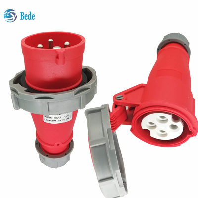 IP67 Industrial Plug Socket 4 Pins ((3P+E) 16 en 32 Amp Docking Type