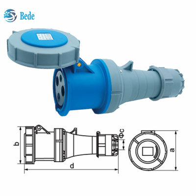 OEM/ODM Industrial Plug And Socket Coupler betrouwbaar en efficiënt 63A / 125A 3 pinnen