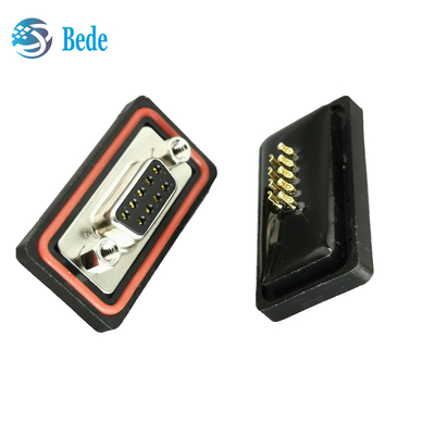 Messing Tin Plated Gold Plated Pins D-Sub 9 Vrouwelijke connectoren -55- 105C Werktemperatuur Epoxy Hars Sealant inbegrepen