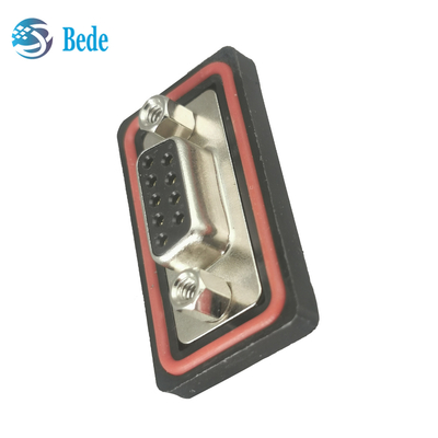 Messing Tin Plated Gold Plated Pins D-Sub 9 Vrouwelijke connectoren -55- 105C Werktemperatuur Epoxy Hars Sealant inbegrepen