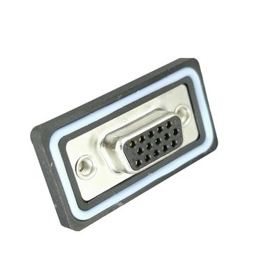 D-SUB 15PIN Vrouwelijke aansluiting 500V Spanningscategorie Elektronische waterdichte aansluiting