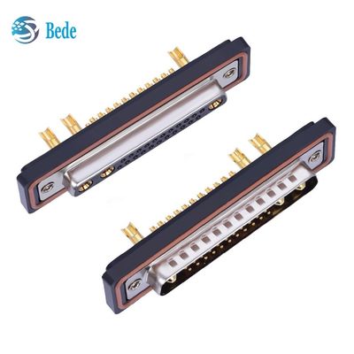 25W3 D-Sub Male / Female Connectors IP67 Grade Mixed Signal Power Transmission