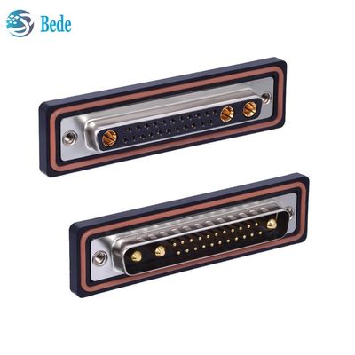 25W3 D-Sub Male / Female Connectors IP67 Grade Mixed Signal Power Transmission