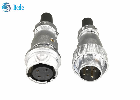 Ronde 4 Pin Circulaire Connector Vrouwelijke Mannelijke Docking Connectors 4 5 6 Pins 5A 500V