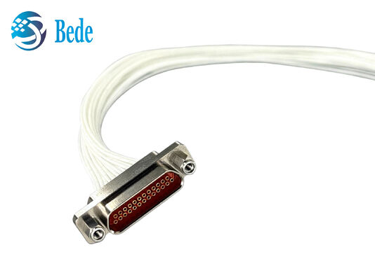 J30J‐25ZKP-30 25Pin Micro-D-connector met 30 cm kabel met soldeerafwerking J30J-25TJS